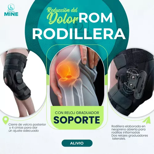 Rodillera Ortopedica Rom Graduable Kn038: Max Recuperación