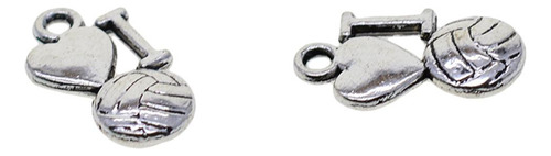50pcs Volleyball Charm Colgante De Para Diy Collar