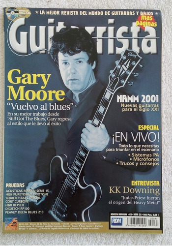 Revista Guitarrista No. 35 Gary Moore Judas Priest