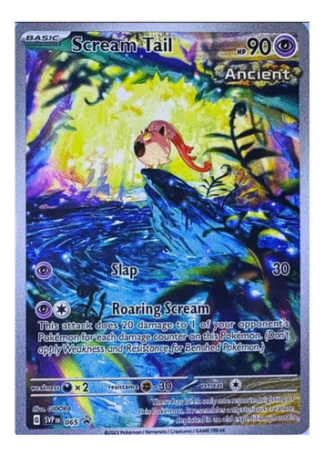 Pokemon Tcg Scream Tail Promo Paradox Rift Inglés Colagrito