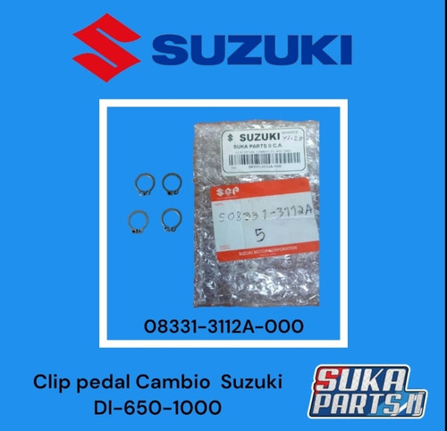 Clip Pedal Cambio  Suzuki Vstrom Dl-650-1000