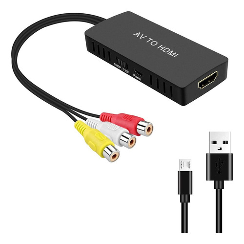 Convertidores De Video  Rca A Hdmi, Adaptador Compue Cdv