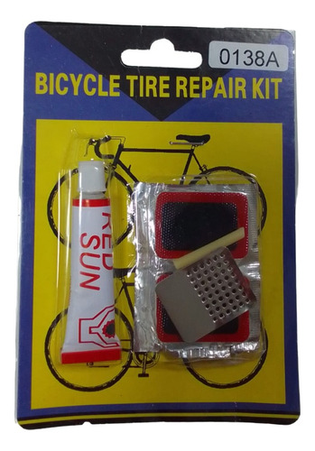 Kit Reparación Bicicleta Juego De Parche Llanta Rueda