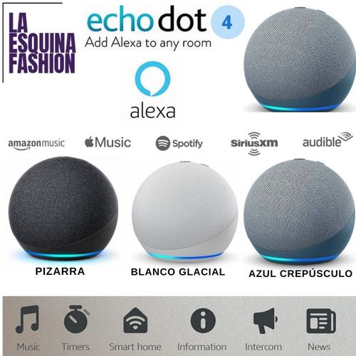 Imagen 1 de 7 de Amazon Echodot 4 Echo Dot 4 Gen Alexa Sellado Imp. Usa  
