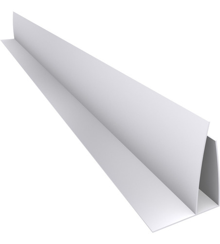 Perfil Perimetral Pvc F  Para Machimbre De10mm X 6mts Largo