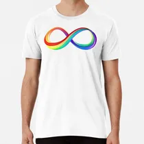 Comprar Remera Símbolo Del Infinito Del Arco Iris En Capas Algodon P