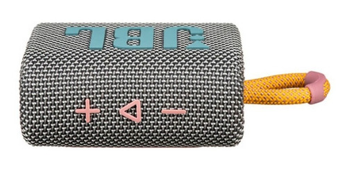 Parlante JBL Go 3 portátil con bluetooth waterproof grey