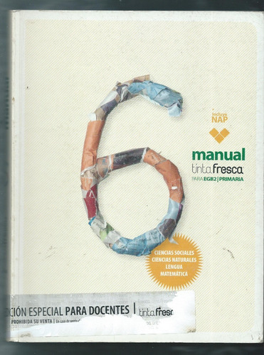 Manual Tinta Fresca 6  Para Egb 2 Primaria 2006