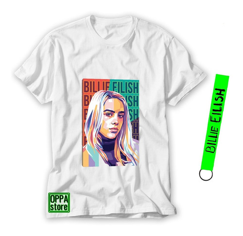 Remera Billie Eilish Bad Guy + Llavero Obsequio