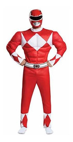 Disguise Disfraz De Ranger Rojo Clásico Para Adulto