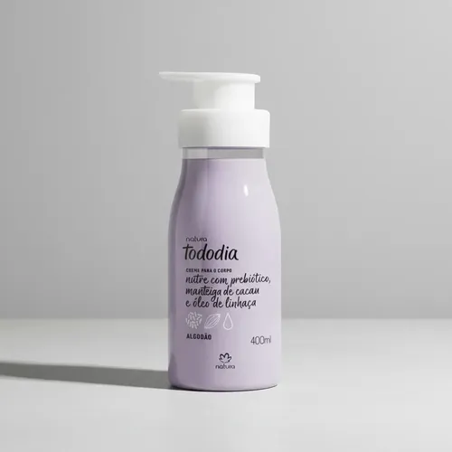 Creme Desodorante Nutritivo Para o Corpo Tododia Algodão 400 ml