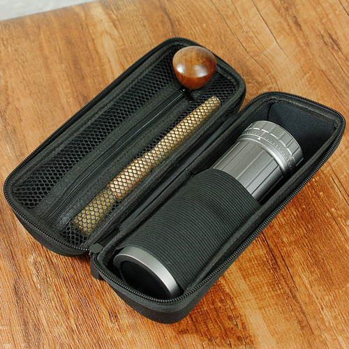 Estojo De Transporte Manual Para Moedor De Bolsa Com Escova