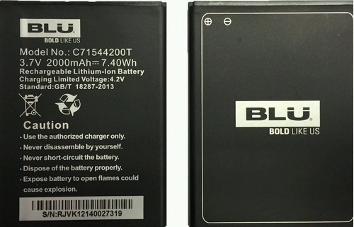 Bateria Pila Blu Studio G D790 C71544200t   -mg