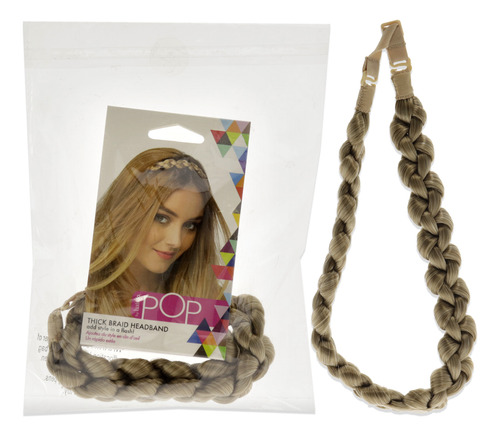 Peinado Con Diadema De Trenzas Gruesas Pop Golden Wheat