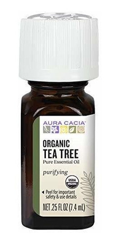Aromaterapia Aceites - Aura Cacia 100% Pure Tea Tree Essenti