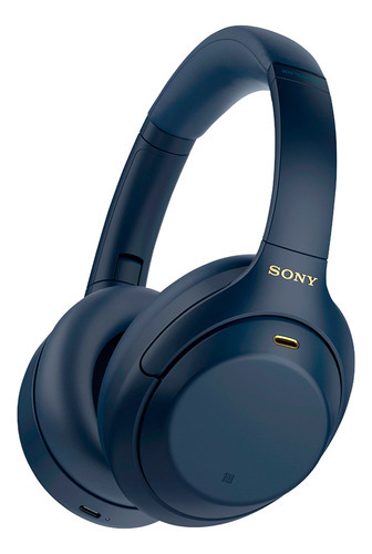 Fone Ouvido Sony Wh-1000xm4 Bluetooth 5.0 Cancelamento Ruído Cor Azul
