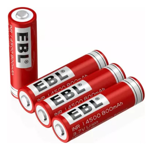 Pila Recargable  14500 Ebl 3,7v 800 Mah Litio