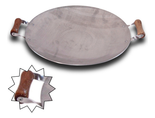 Disco De Arado Tacho Grande 40 Cm Alumínio Fogareiro De Mesa