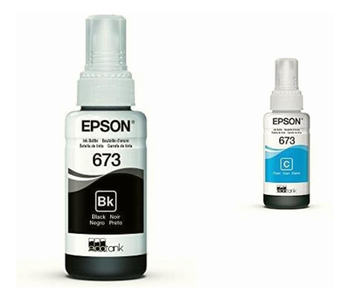 Epson Botellas De Tinta Colores Negro, Cyan, Magenta,