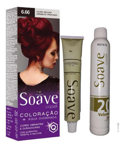  Coloração Soave Capelli - 6.66 Louro Escuro Vermelho