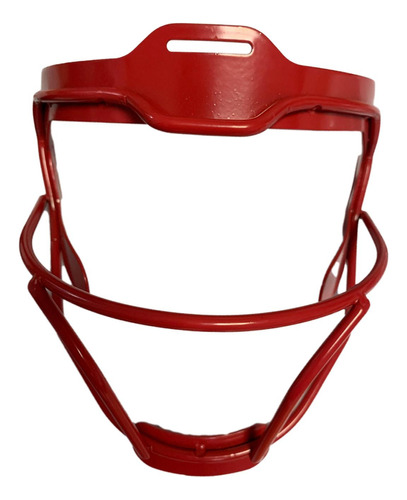 Máscara De Bateo De Softbol Protectores Faciales Rojo