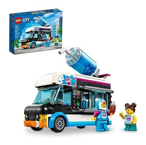 City Penguin Slushy Van 60384, Camion De Juguete Para Niños