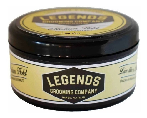 Pomada Para El Cabello Hair Legends Barber Medium Hold X40gr