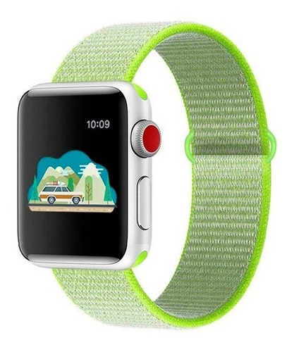 Malla Correa Nylon Para I Watch Apple 42/44 Mm Excelente!!