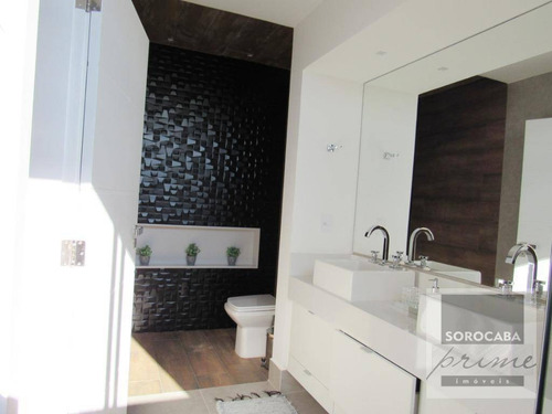 Imagem 25 de 30 de Espetacular Sobrado Com 4 Suítes À Venda, 368 M² Por R$ 2.100.000 - Alphaville Nova Esplanada Iii - Votorantim/sp, Próximo Ao Shopping Iguatemi. - So0154