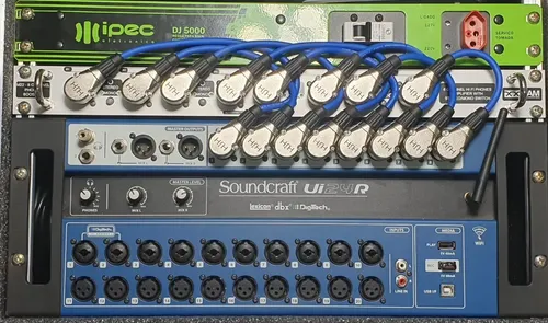 Kit 6 Cabos Auxiliar Ui24 P/ Amplificador Fones Eam Ou Af8-x | Frete grátis