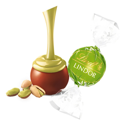 5-pck Trufas Chocolate Pistache Lindt Lindor Francia