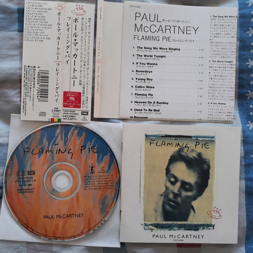 Paul Mccartney Flaming Pie Cd Japon Beatles Lennon Harrison