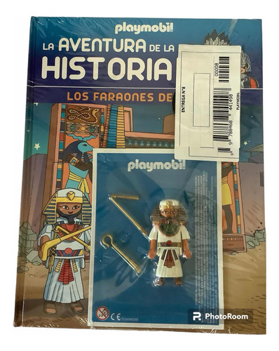 Libro Playmobil Los Faraones De Egipto Con Figura