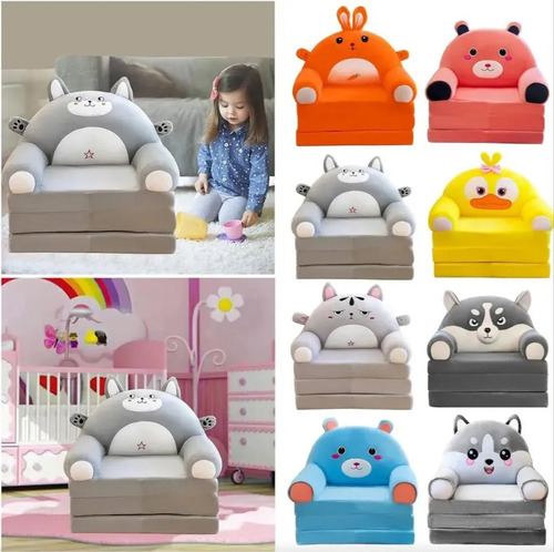 Wu Sofá Plegable Para Niños,sillón,funda Lavable,cama Sin