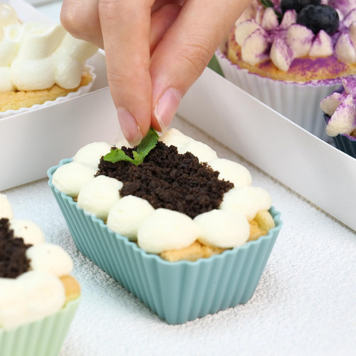 Moldes Silicona Reutilizables, Moldes Silicona Para Cupcakes