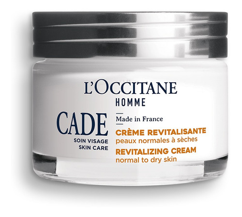 Crema Facial Revitalizante Cade Men 50ml, L'occitane