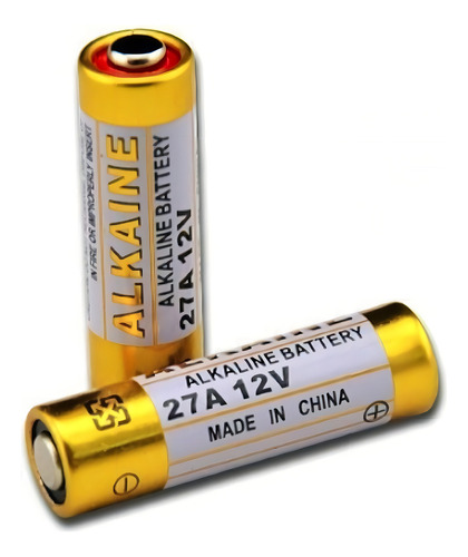 Pila Bateria Alcalina 27a 12v Control Remoto Alarma Timbres