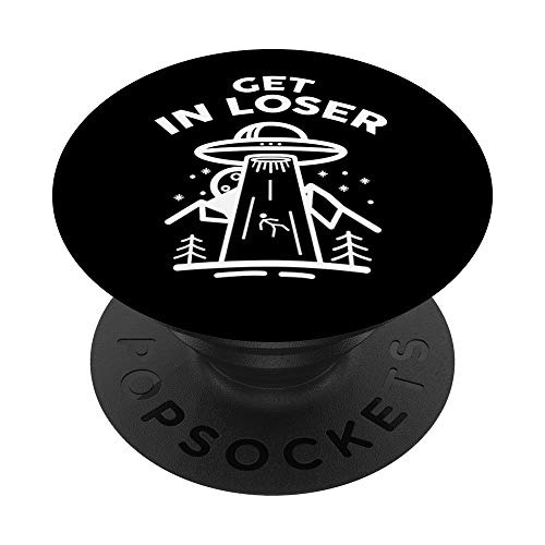 Regalo Divertido Retro Vintage Get In Loser Alien Popsockets