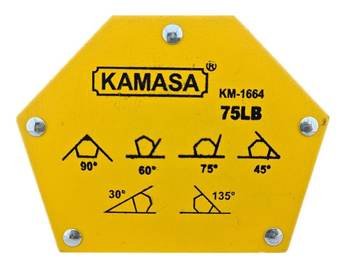 Escuadra Magnetica 75 Lbs Para Soldar Multi-angulo Kamasa