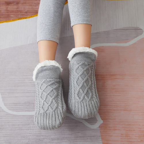 Calcetines Térmicos Antideslizantes Invierno Para El Hogar