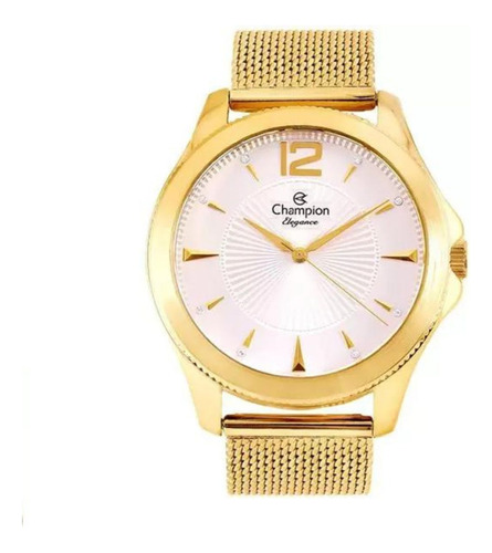 Kit Relógio Champion Feminino Elegance Cn25672e