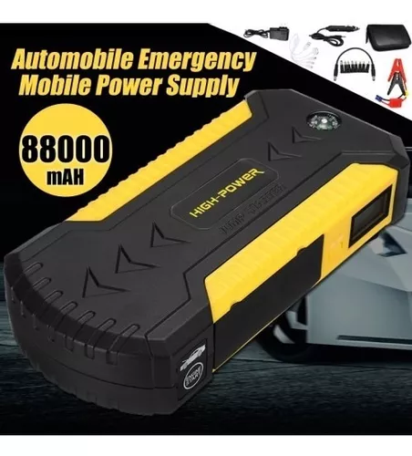 Arrancador Cargador Bateria Portatil Power Bank Auto Moto E