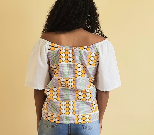 Imagem 5 de 5 de Blusa Cropped Feminina Tecido Rebeca