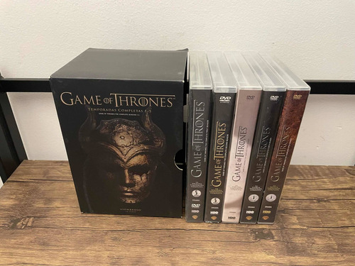 Paquete Game Of Thrones 1-5 Dvd Original (Usado)