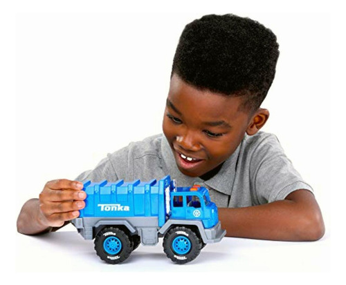 Basic Fun Tonka Camión De Basura Mighty Metal Flota