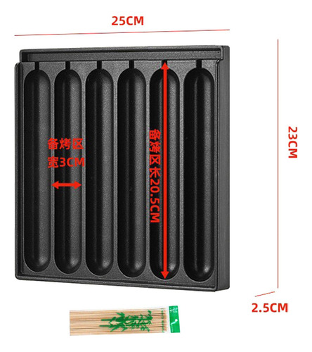 6 Rejillas Salchicha Pan Diy Antiadherente Corn Dog Maker
