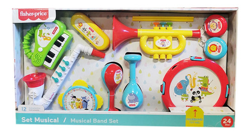 Set Musical - 12 Instrumentos - Piano - Didactico - Fisher P