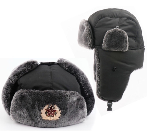 Ushanka Gorro Ruso Ski Aviador Soviético Impermeable Militar