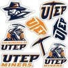 Pegatina Utep Miners De La Universidad De Texas En El Paso