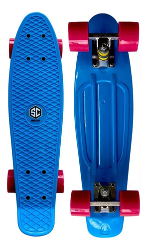 Skate Pennyboard Scooter Mini Long Rueda Silicona Abec Truck